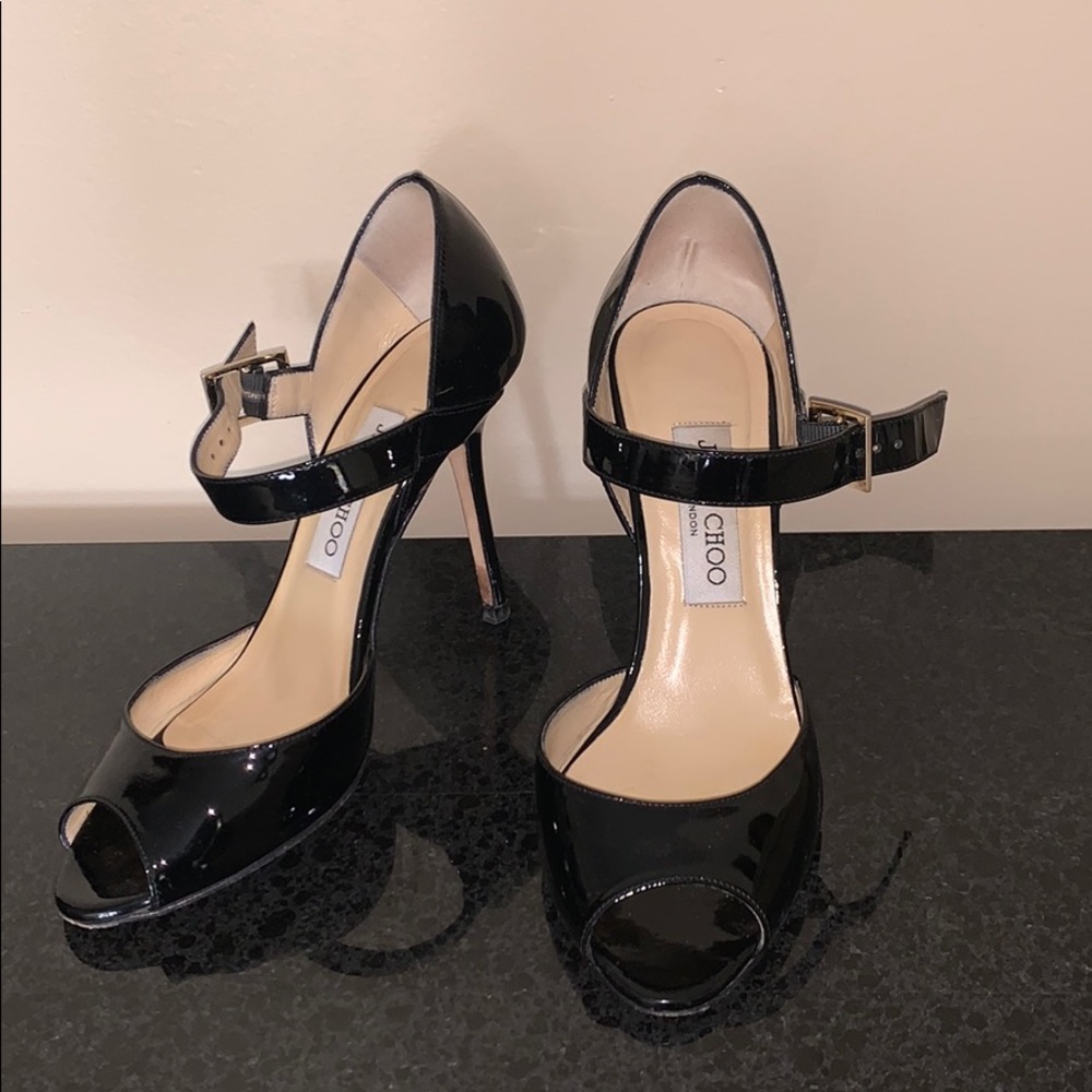 Jimmy Choo patent leather heels